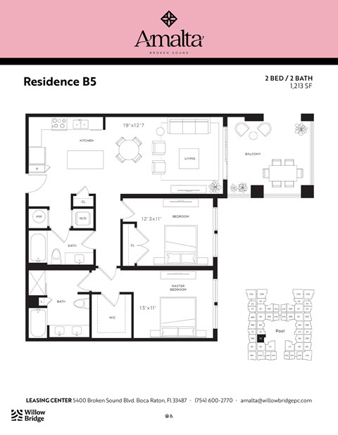 the floor plan of residence b5